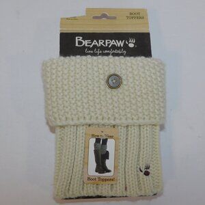 Bearpaw Cream Knit Boot Toppers New Unused
